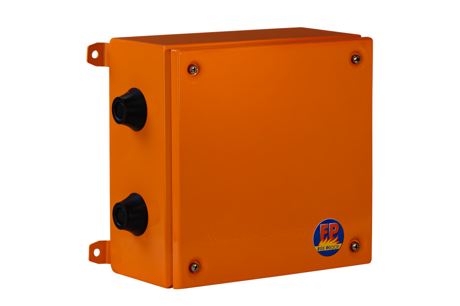 Steel junction boxes with terminal block, fire resistant 830 °C 120' / 1000 °C 90' IP66/IP67