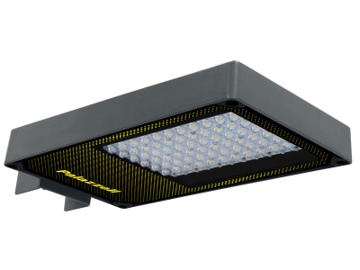 LED tunnel floodlights size M, asymmetric diffusing reinforcement optics 50°, IP66