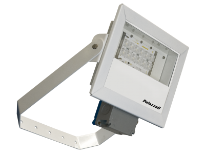 Professional LED floodlights size S, symmetrical 81° extra wide beam optics, IP66