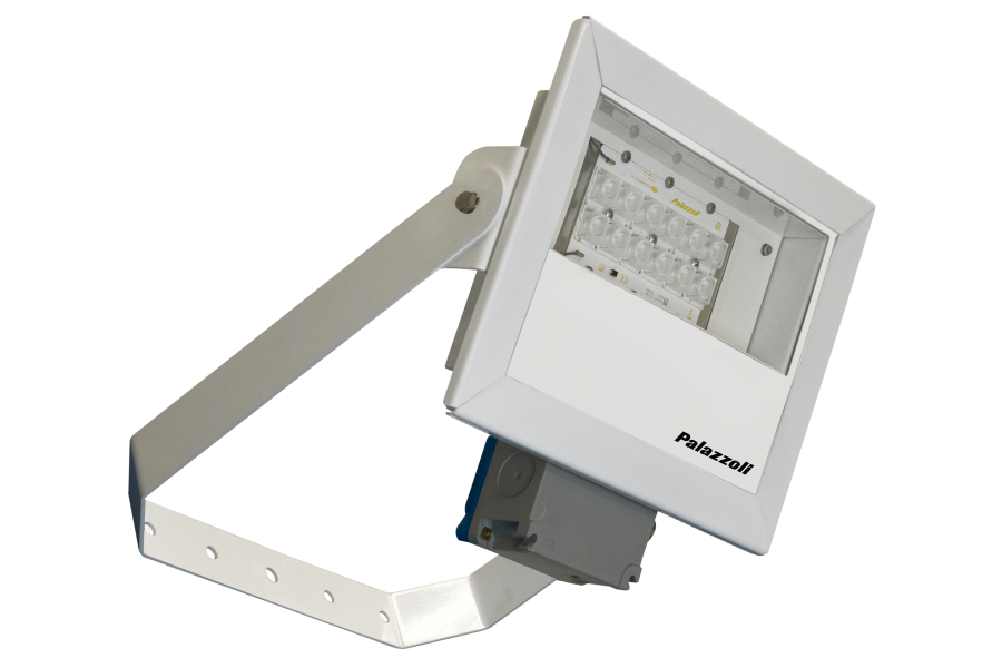 Professional LED floodlights size S, symmetrical 81° extra wide beam optics, IP66