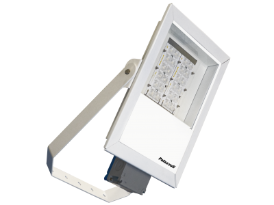 Professional LED floodlights size M, symmetrical 55° medium beam optics, IP66