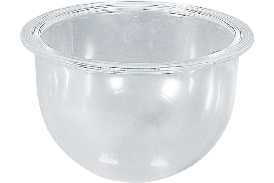 Spare diffuser in transparent smooth glass for large fixtures UNAV 2139